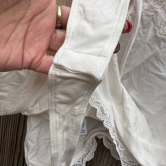 NWT Victorias Secret Lingerie Very Sexy Modal Lace Plunge Bodysuit Sz La… - Picture 11 of 15